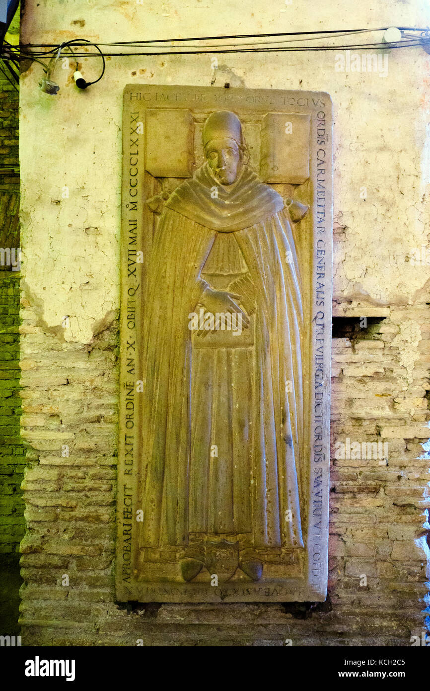 The Crypt of San Martino ai Monti church - Rome, Italy Stock Photo