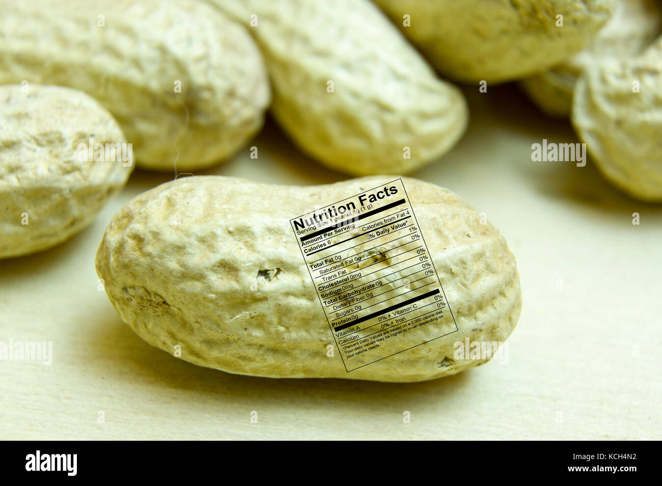 Peanuts nutrition label hires stock photography and images Alamy