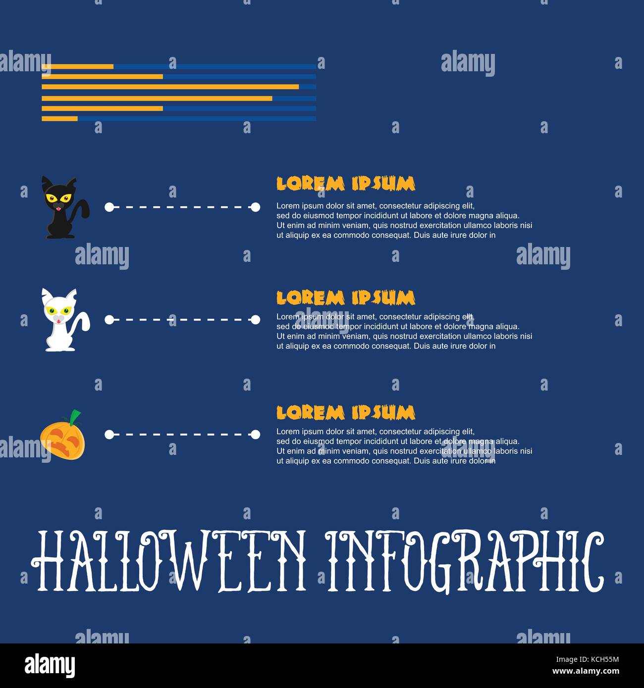 Halloween Infographic Design Collection Stock Vector Image And Art Alamy