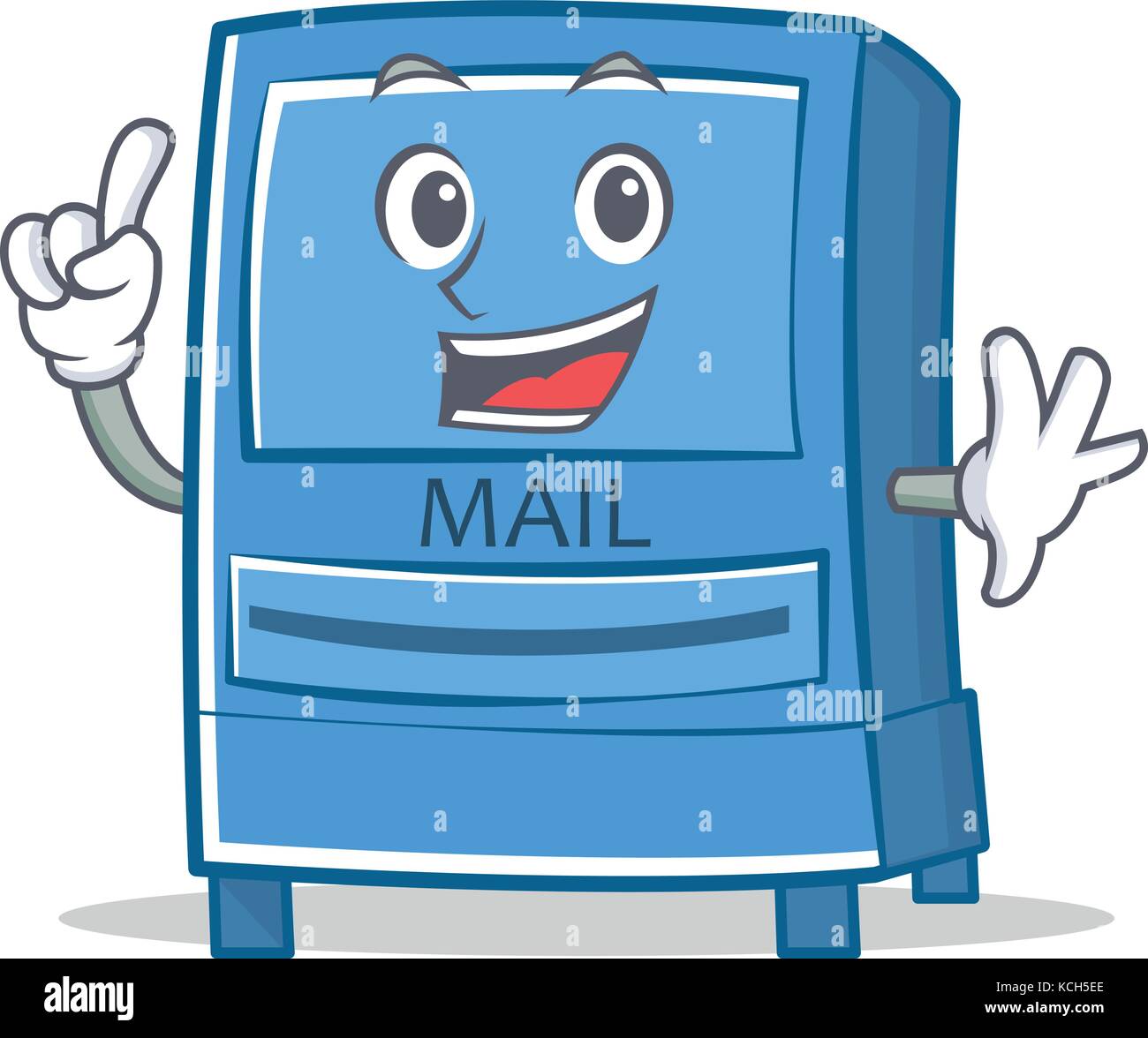 Finger mailbox character cartoon style Stock Vector Image & Art - Alamy