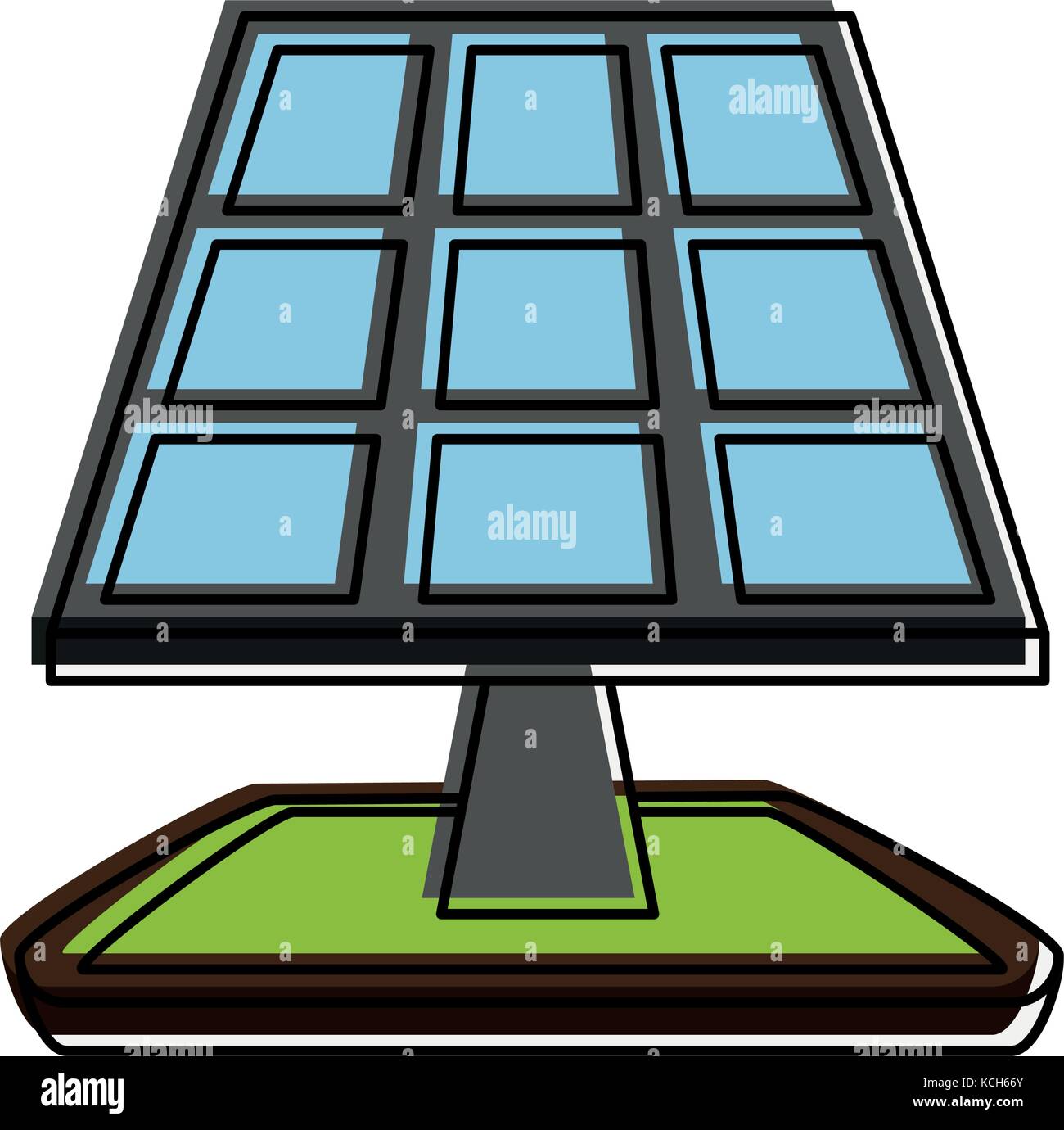 solar panel eco friendly icon image Stock Vector Image & Art - Alamy