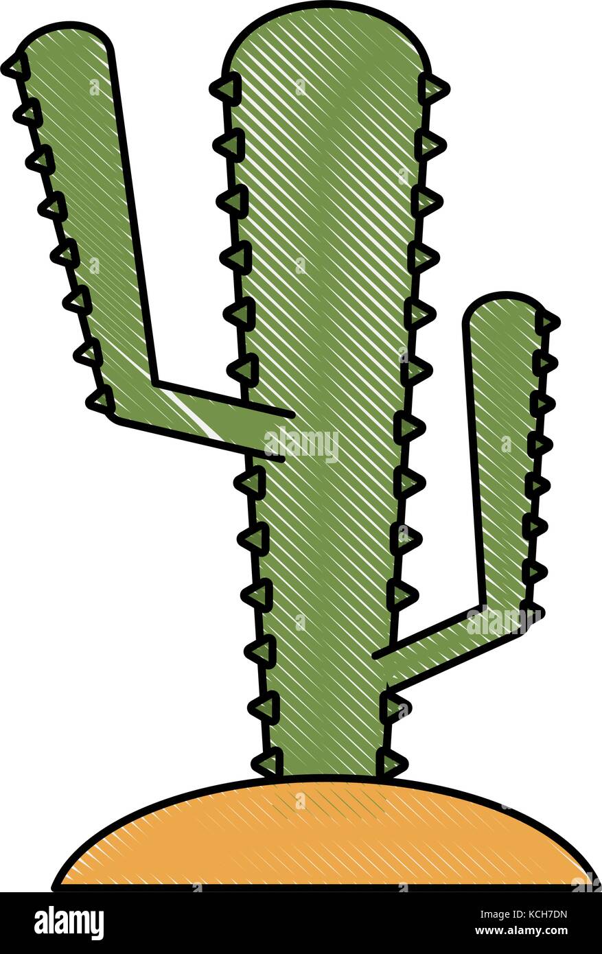 Cactus desert plant Stock Vector Image & Art - Alamy