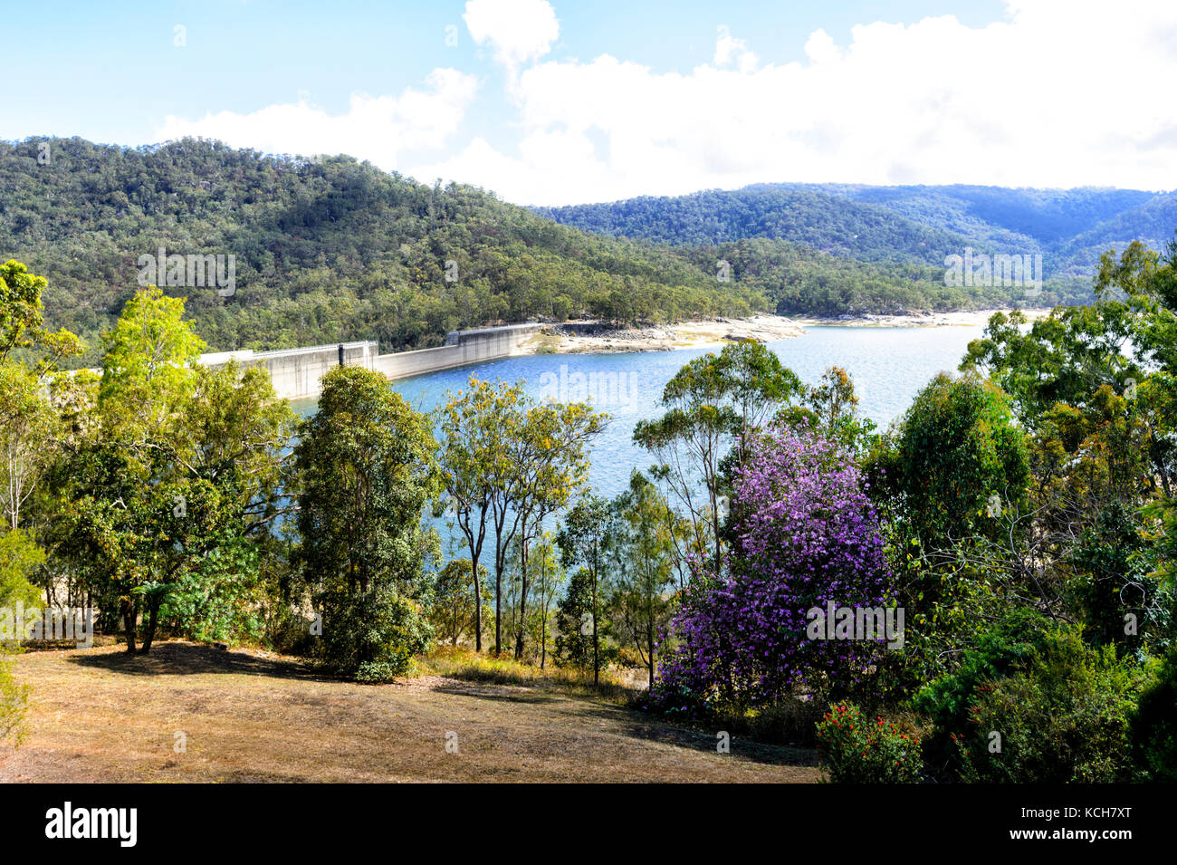 Tinaroo Falls Dam is an ungated concrete gravity dam across the Barron