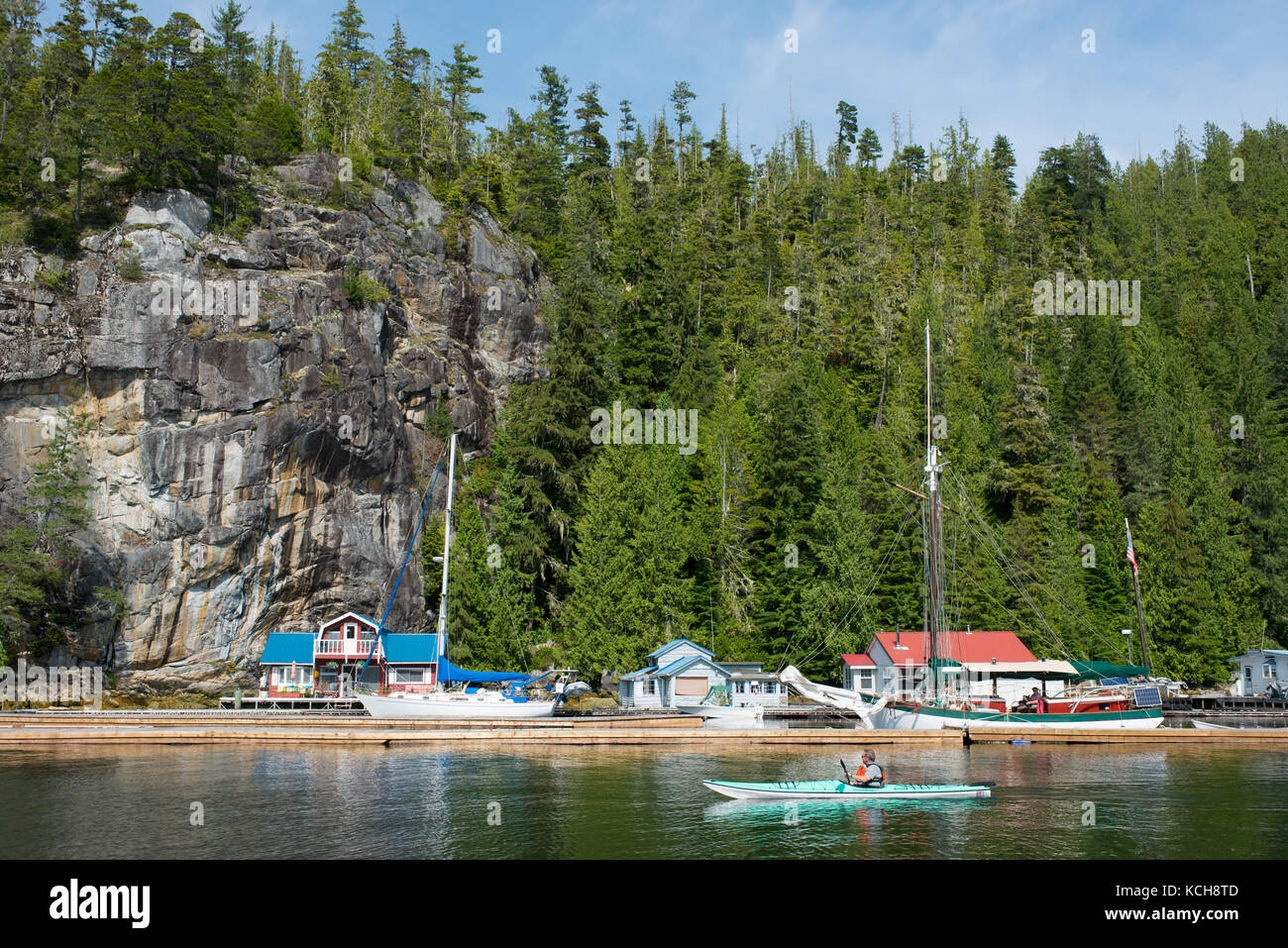 Echo Bay, iun the Broughton Archipelago, off northern Vancouver Island