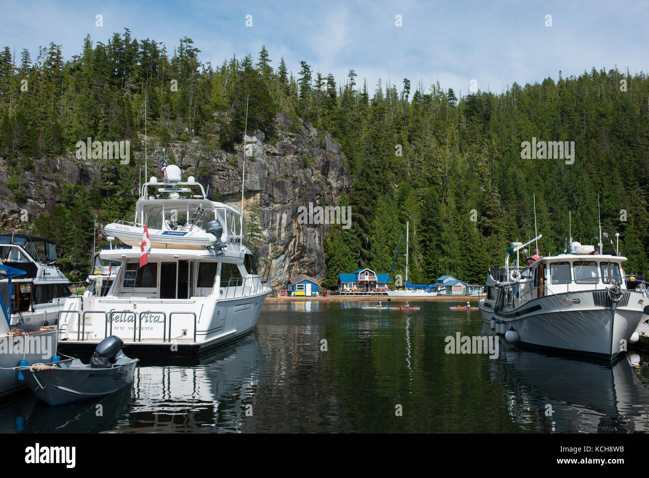 Echo Bay, iun the Broughton Archipelago, off northern Vancouver Island