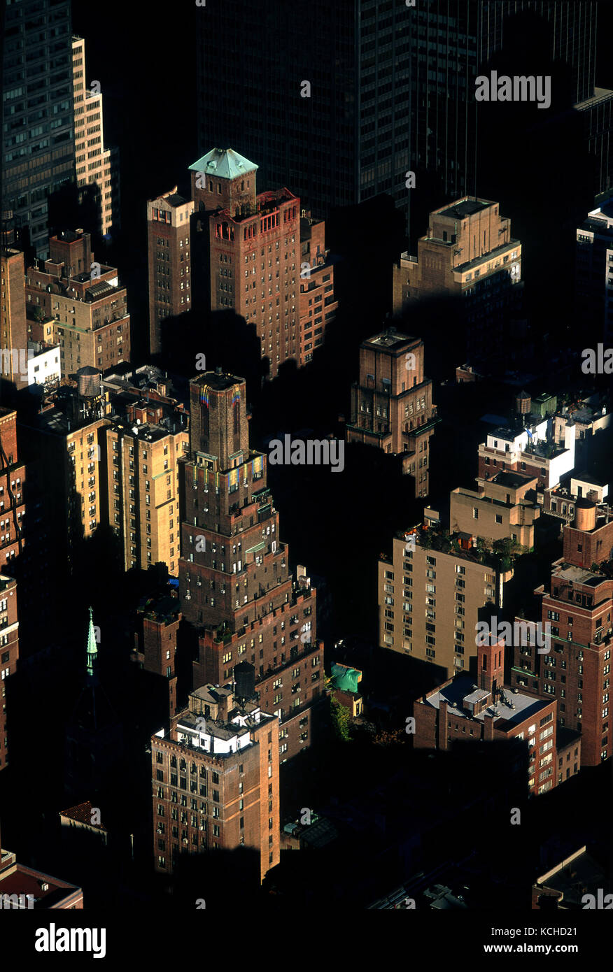 New York bird eye view of building,Manhattan Stock Photo - Alamy