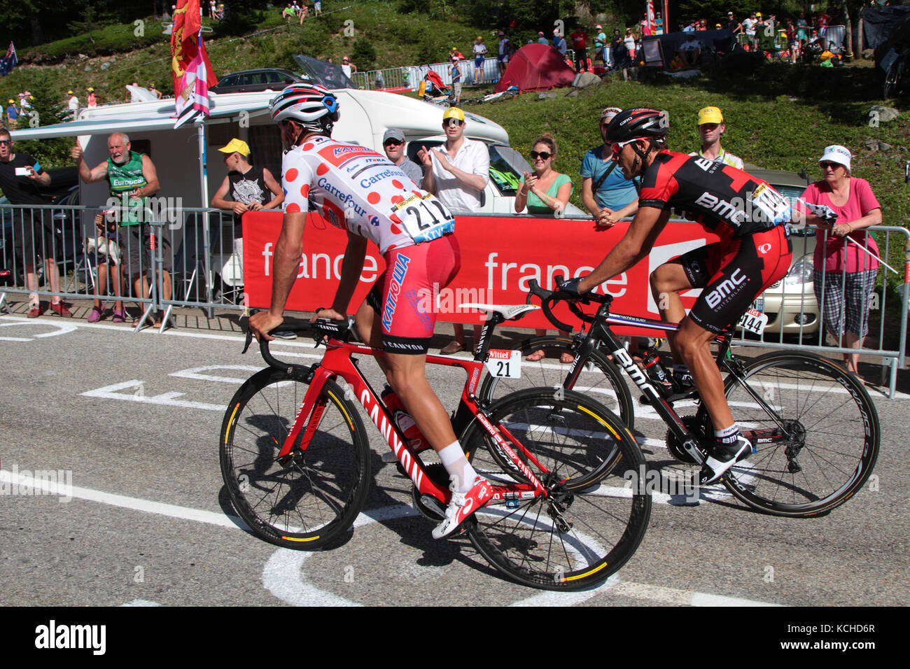 Dossard Original Amaël Moinard – Tour De France 2014 – Cyclisme – Fabriqué En France