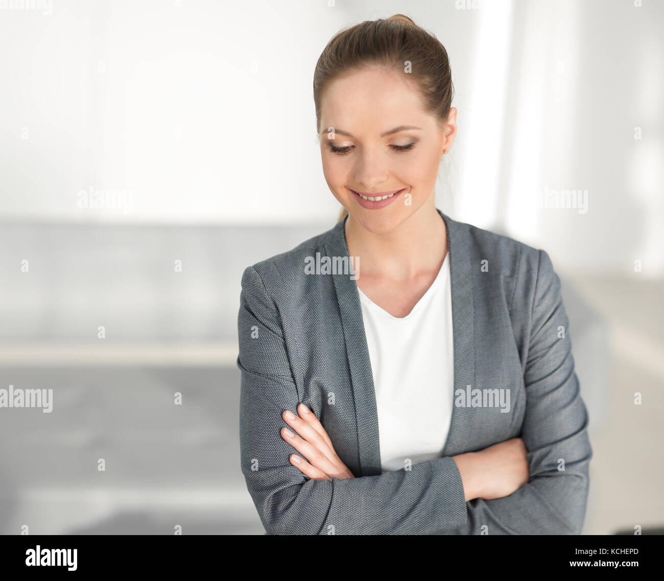 portrait of modern business woman Stock Photo - Alamy