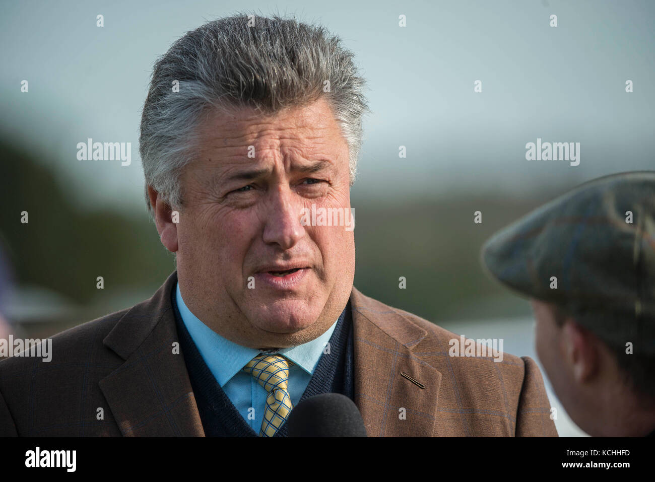 British National Hunt race horse trainer Paul Nicholls Stock Photo Alamy