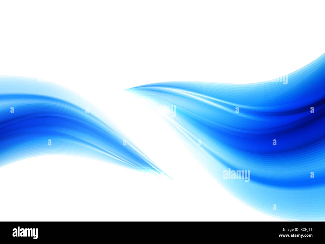 Abstract vector background, blue wavy Stock Vector Image & Art - Alamy