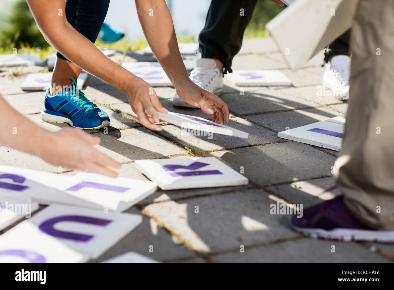 Hand crossword puzzle hires stock photography and images Alamy