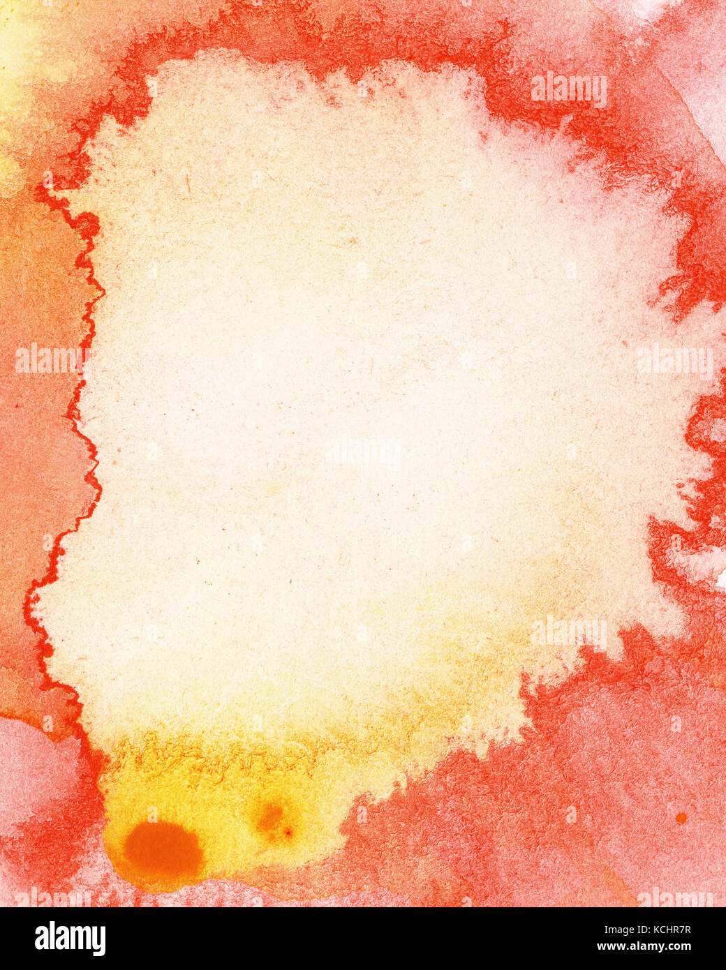 Abstract painted watercolor background on paper texture Stock Photo - Alamy