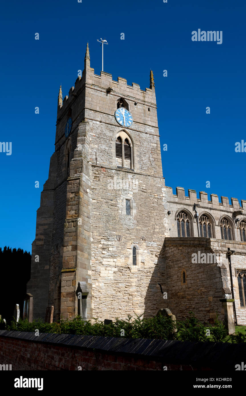All Saints Church, Sutton on Trent, Nottinghamshire, England, UK Stock Photo