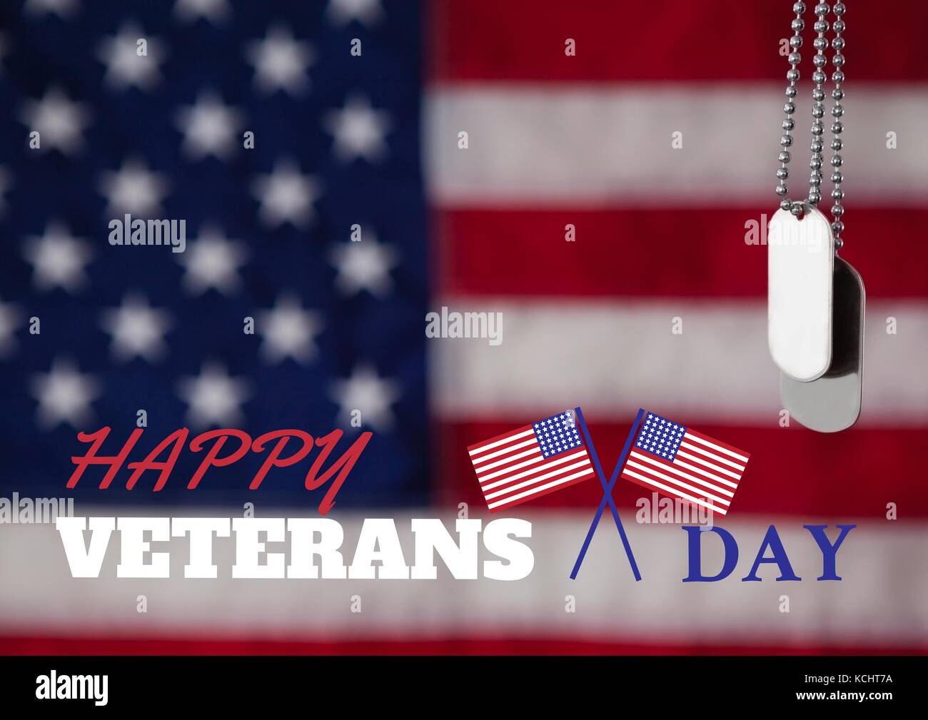 Digital composite of veterans day flag Stock Photo Alamy
