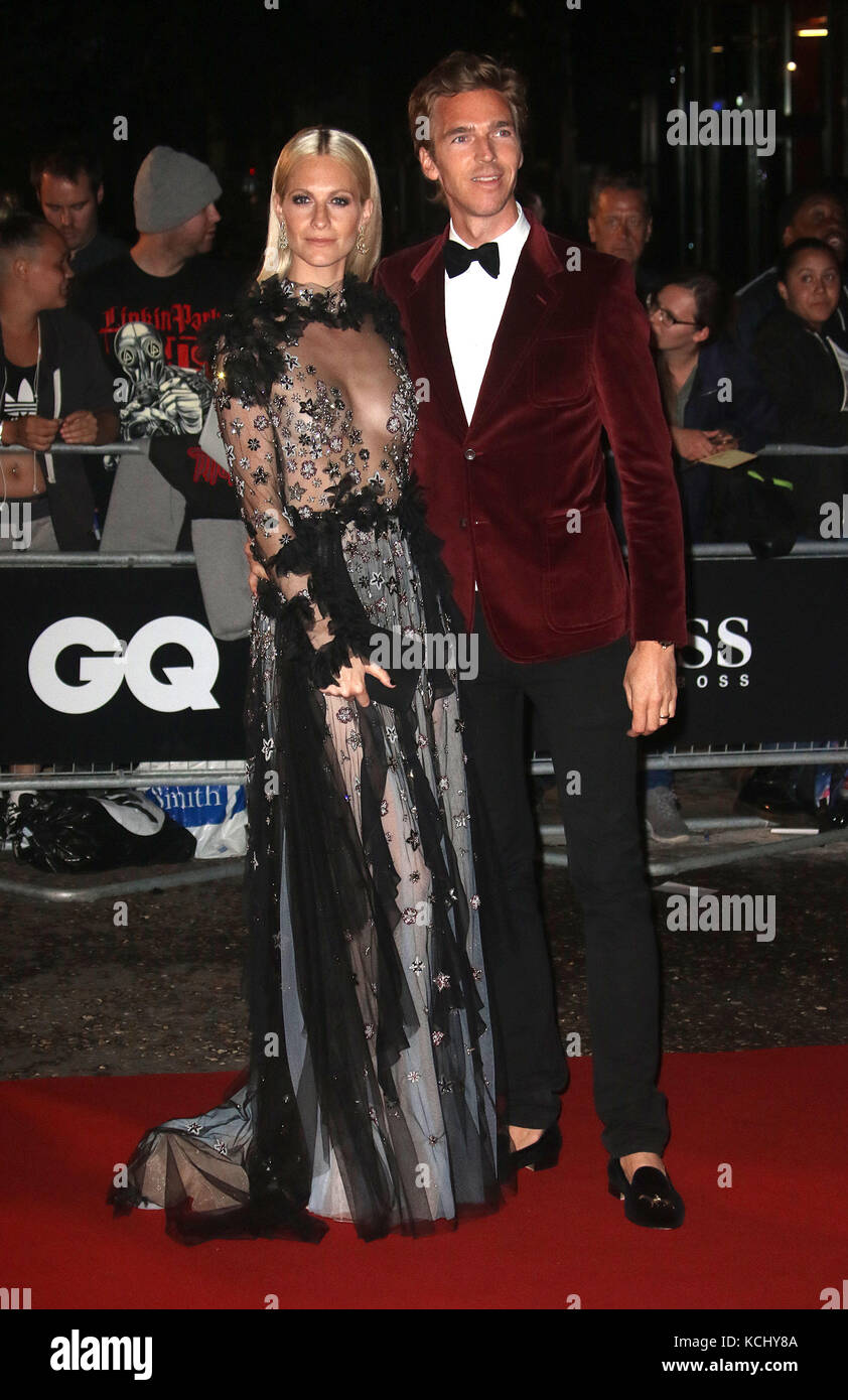 Sep 05, 2017 - Poppy Delevingne and James Cook attending GQ Men of The