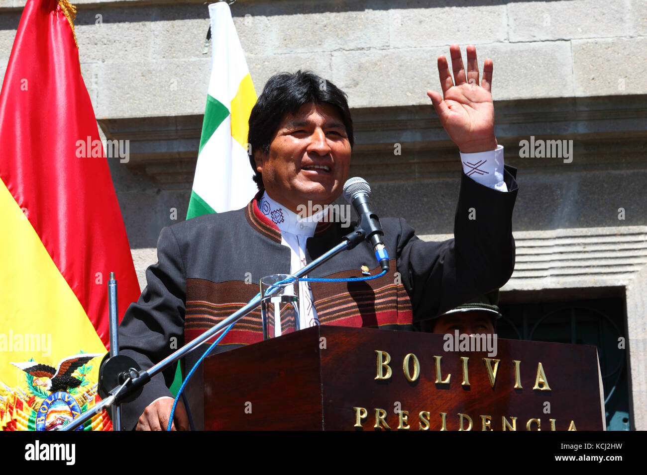 bolivian-president-evo-morales-waves-while-making-a-speech-during-an