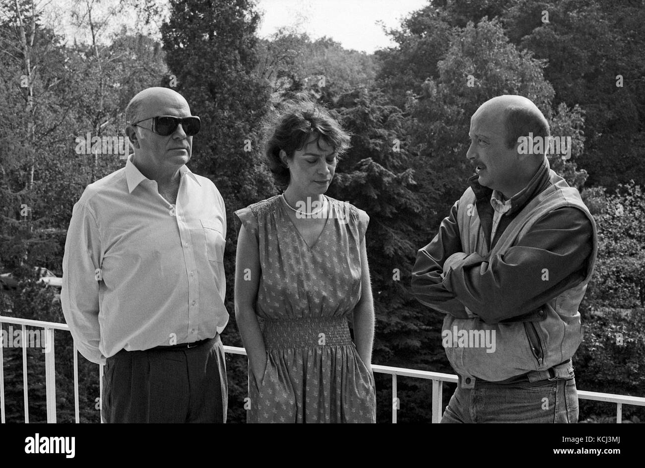 Gesichter des Schattens, Fernsehfilm, Deutschland 1984, Regie: Kristian Kuhn, Darsteller: Wolfgang Wahl, Monica Bleibtreu, Wolf Dietrich Berg Stock Photo