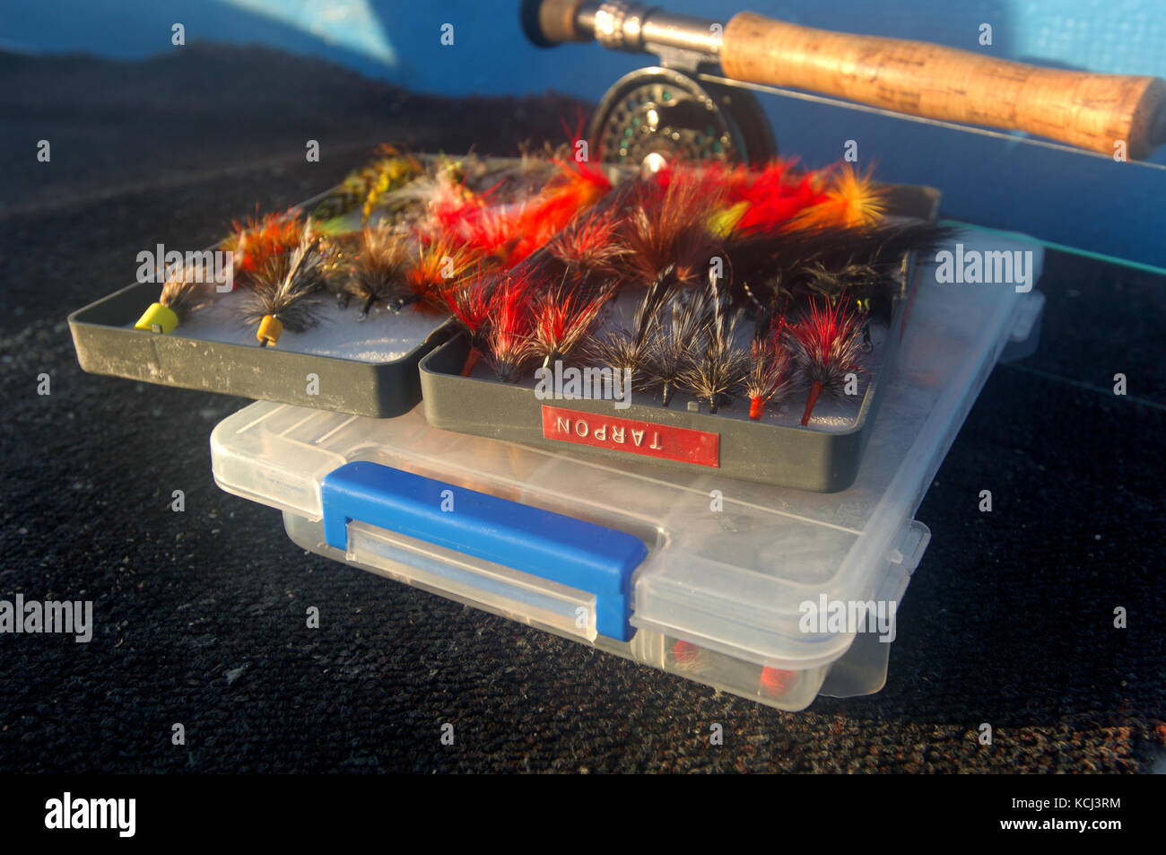 Flies used for fly fishing for juvenile baby tarpon on the flats and rivers of Campeche Yucatan