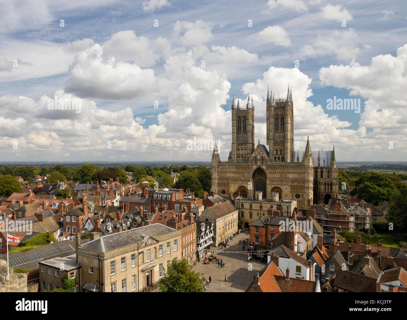 Historic Lincoln cathedral in England Stock Photo - Alamy