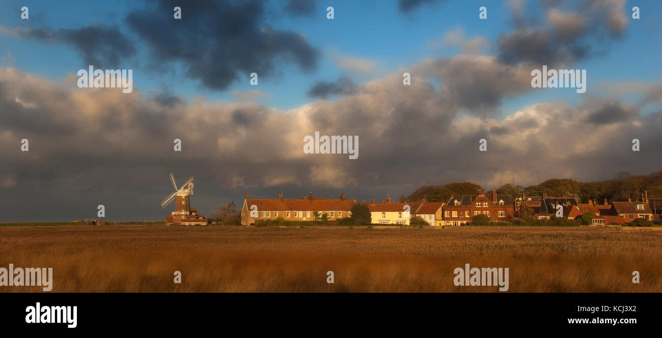 Cley windmill on the north Norfolk coast in Winter Stock Photo