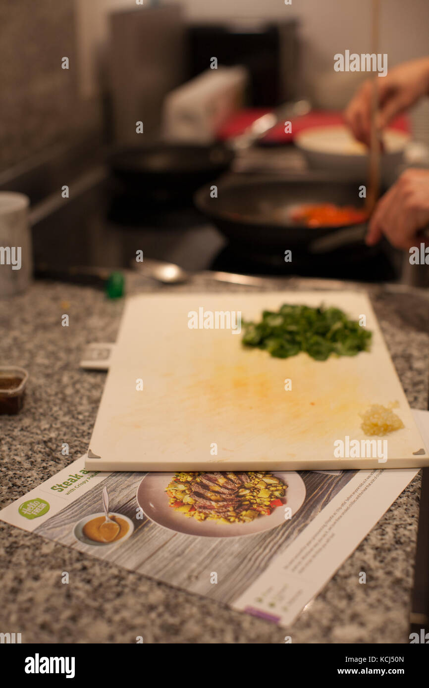 Hello Fresh, fresh food delivery service Stock Photo Alamy