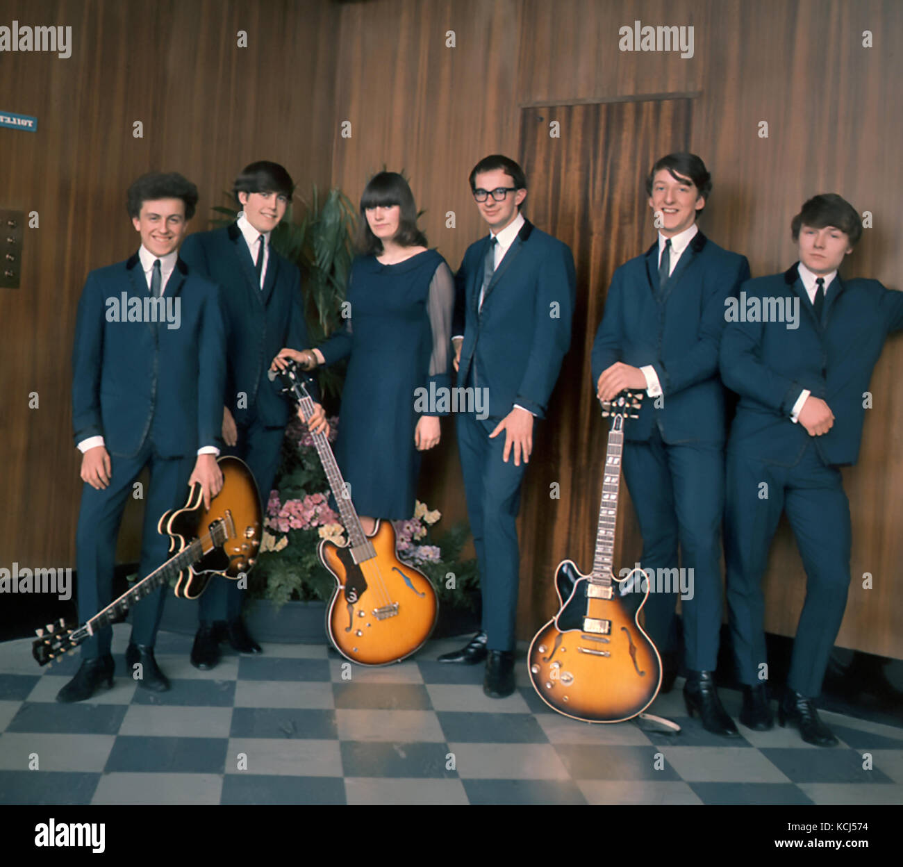 APPLEJACKS English pop group with Megan Davies in 1964. Photo: Tony Gale Stock Photo