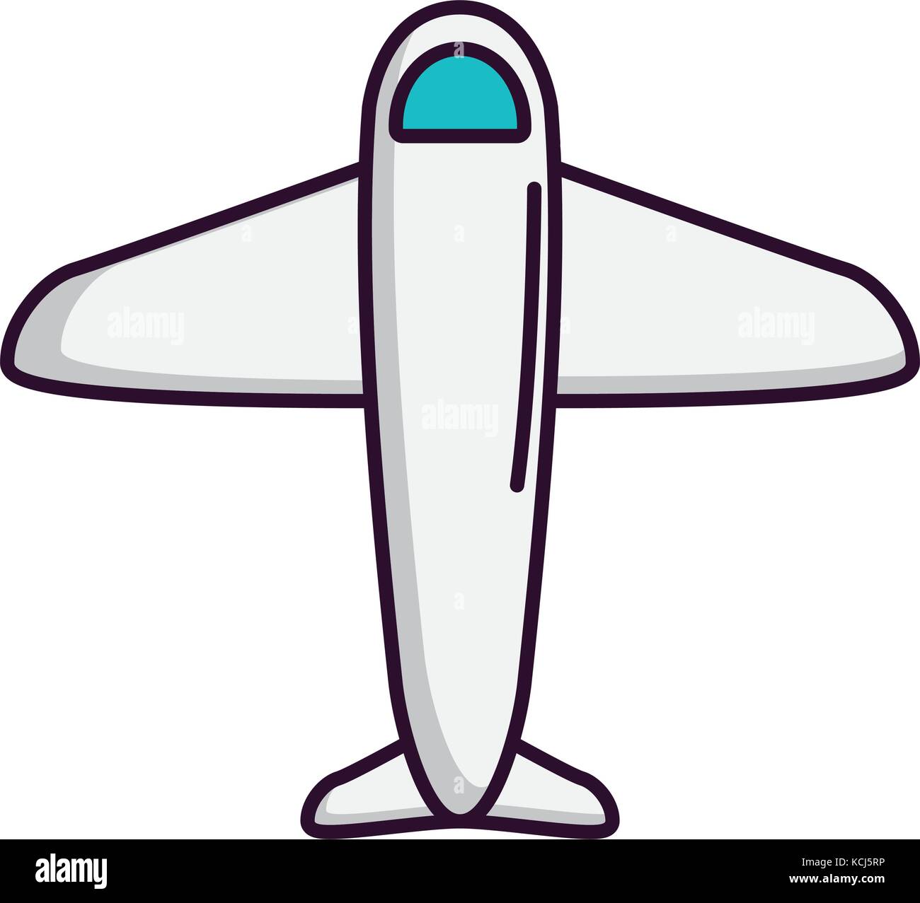 airplane icon over white background vector illustration Stock Vector ...