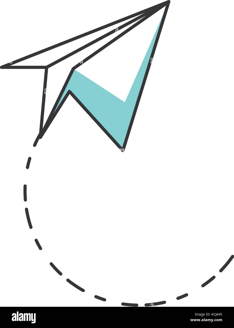 paper plane vector illustration Stock Vector Image & Art Alamy