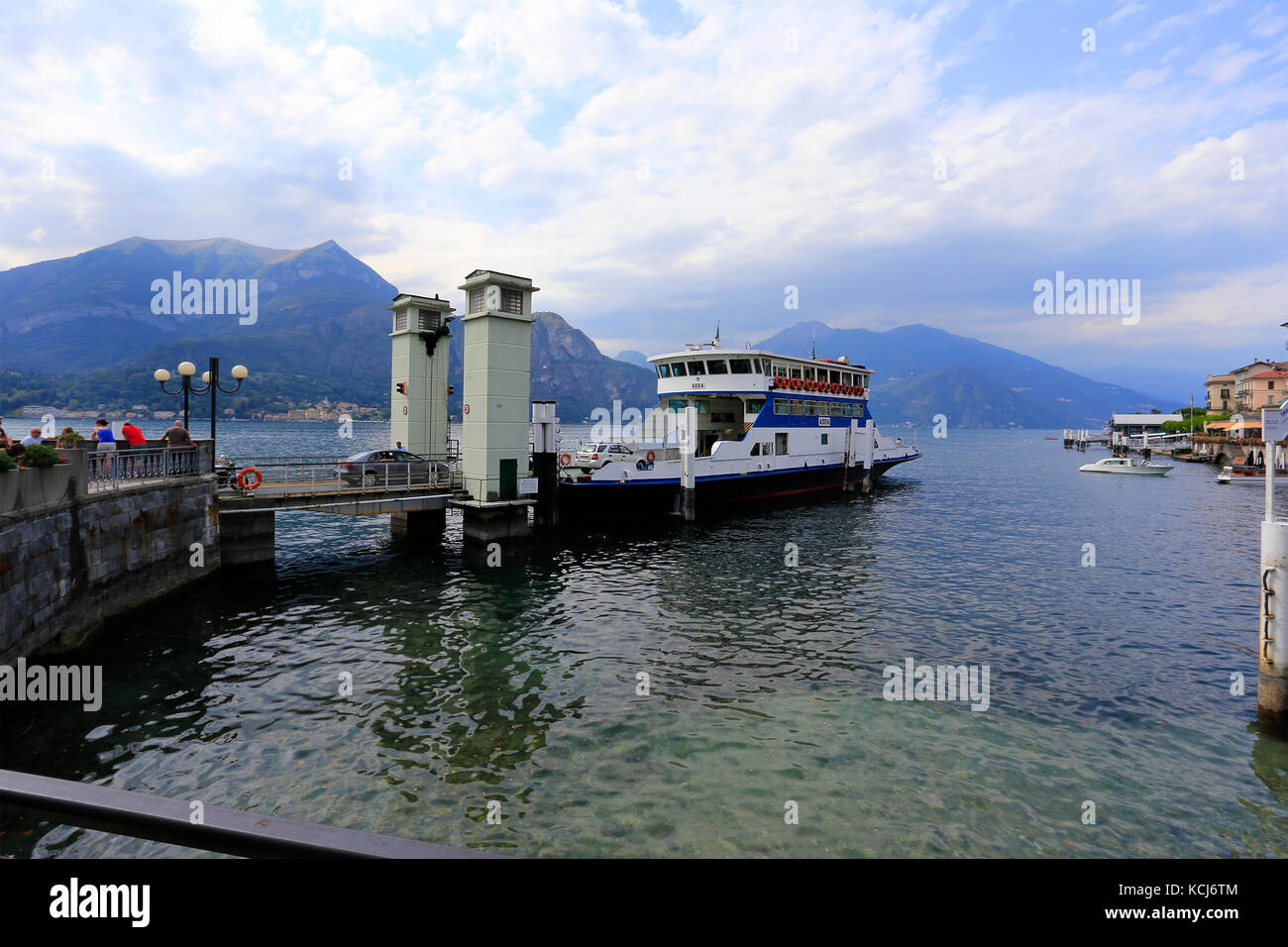 Bellagio ferry. Italy Stock Photo Alamy