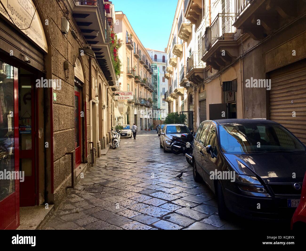 Streets of Palermo Stock Photo