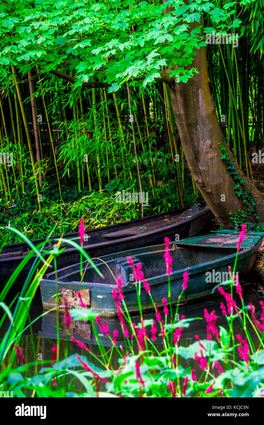 The beautiful Monet's Garden in Giverny, France Stock Photo