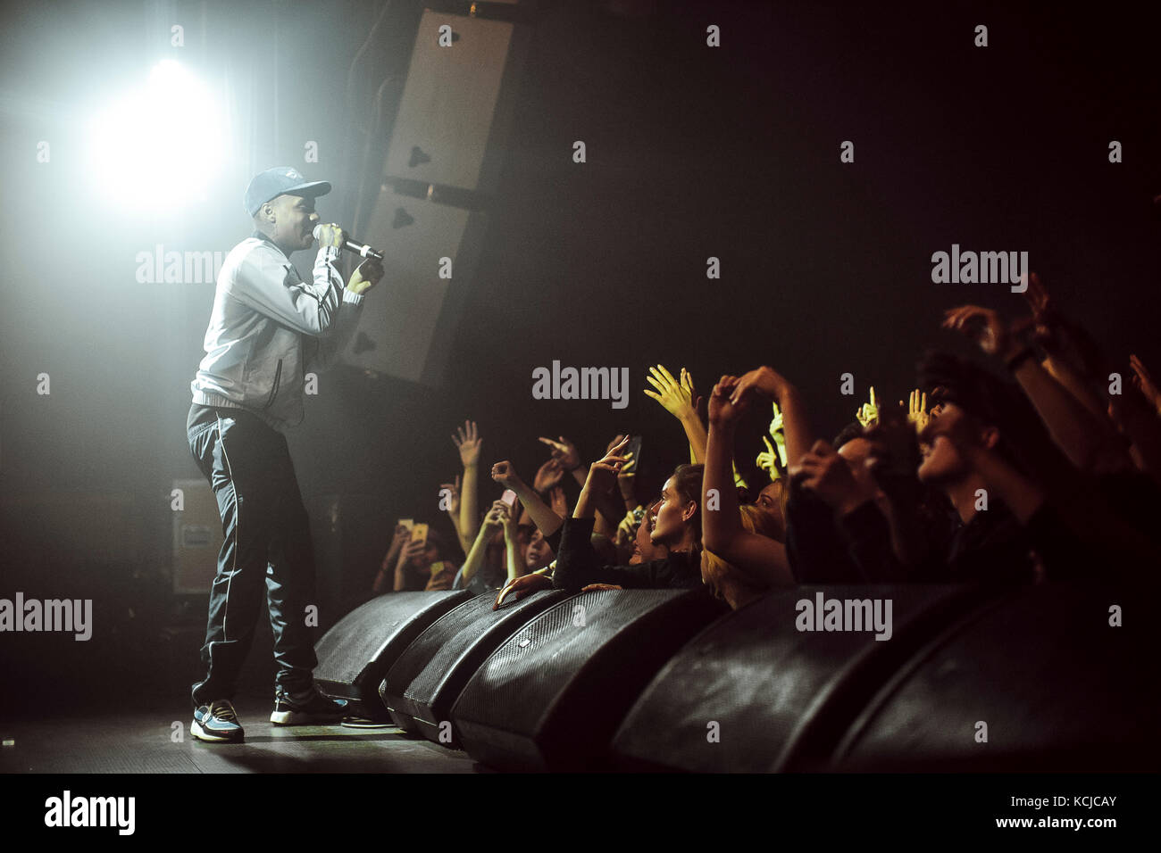 The Irish rapper and lyricist Rejjie Snow performs a live concert at