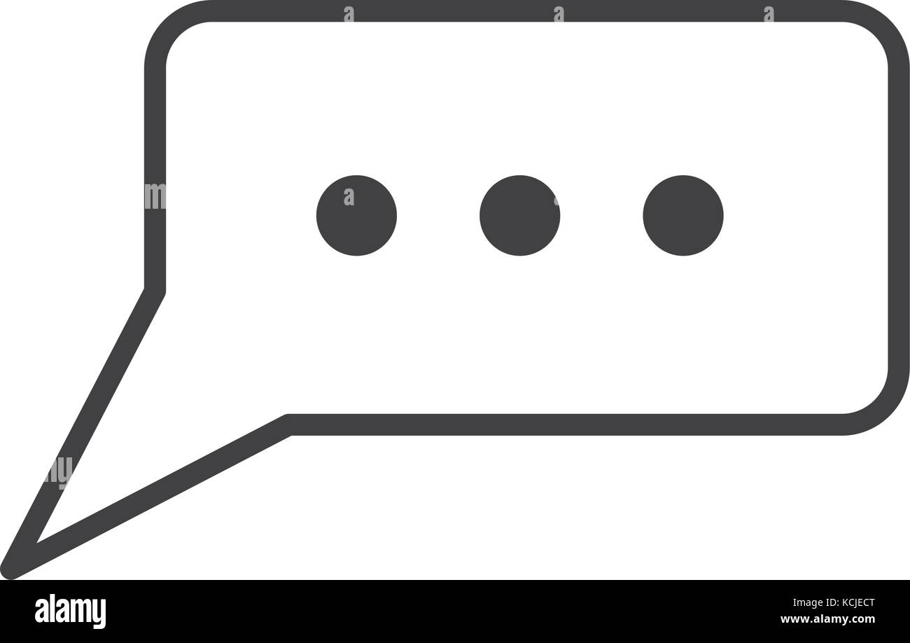 chat bubble vector illustration Stock Vector Image & Art - Alamy