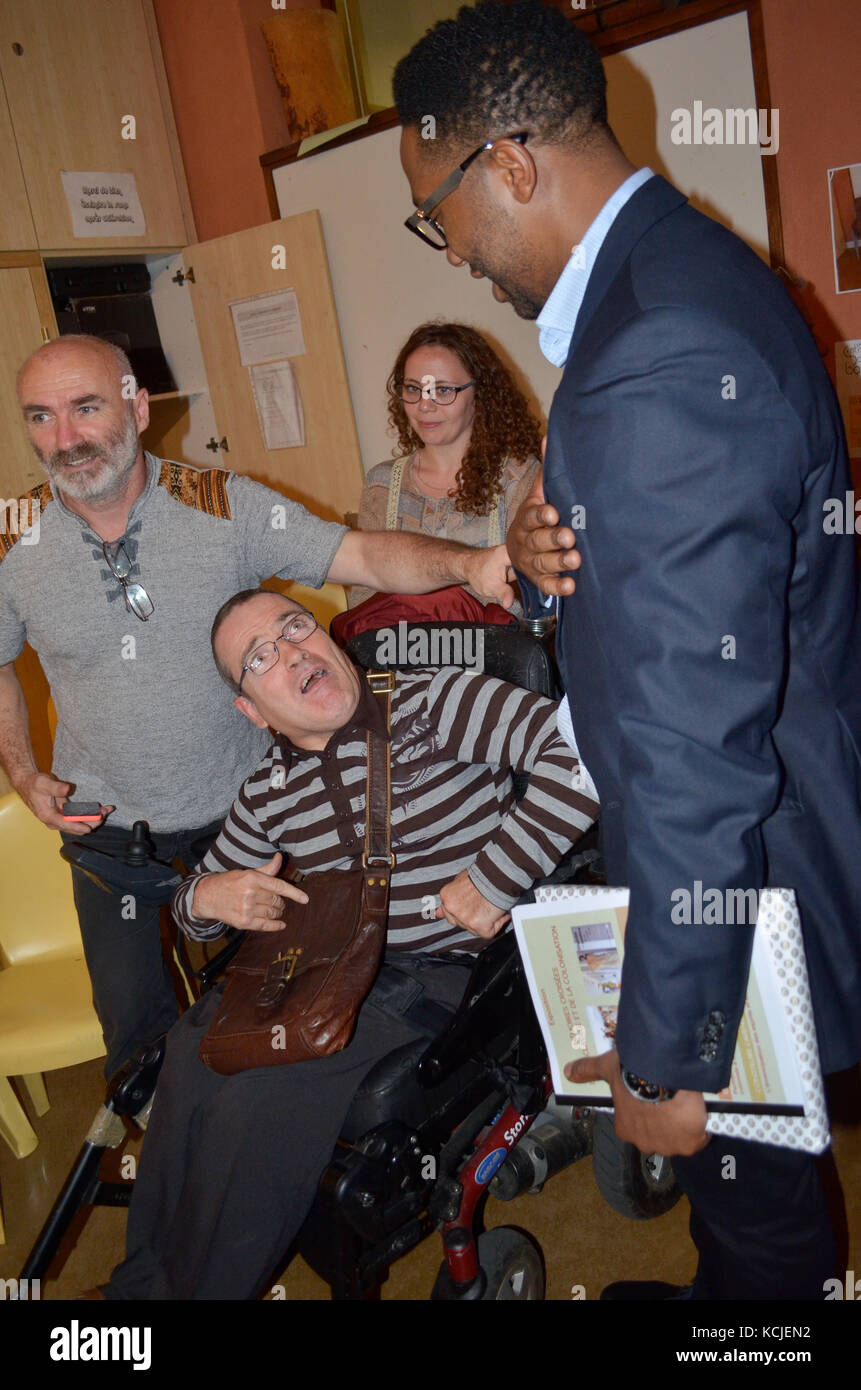 Mdaba Mandela, grandson of Nelson Mandela, pays visit to Lyon, France ...