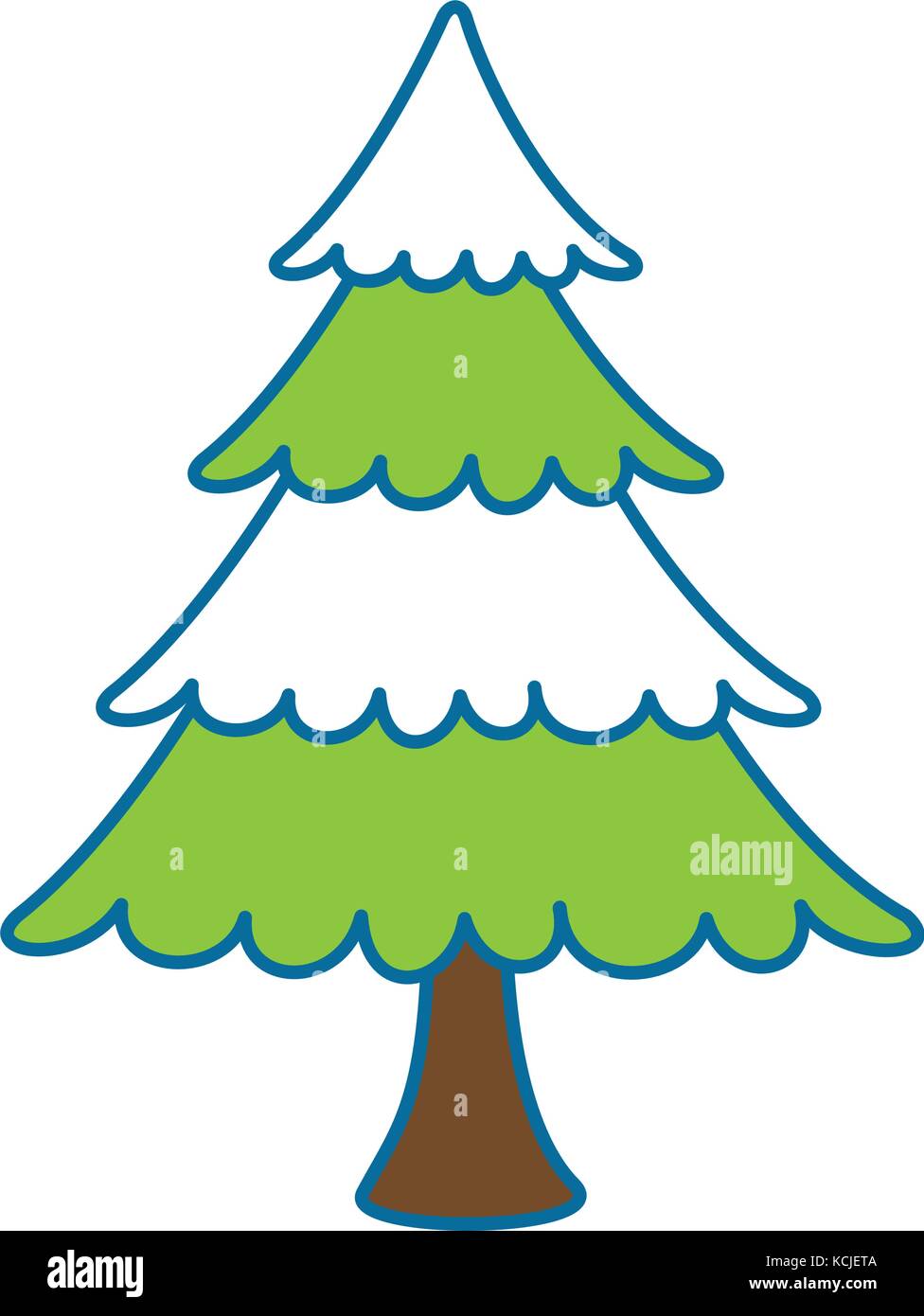 merry christmas pine tree Stock Vector Image & Art - Alamy