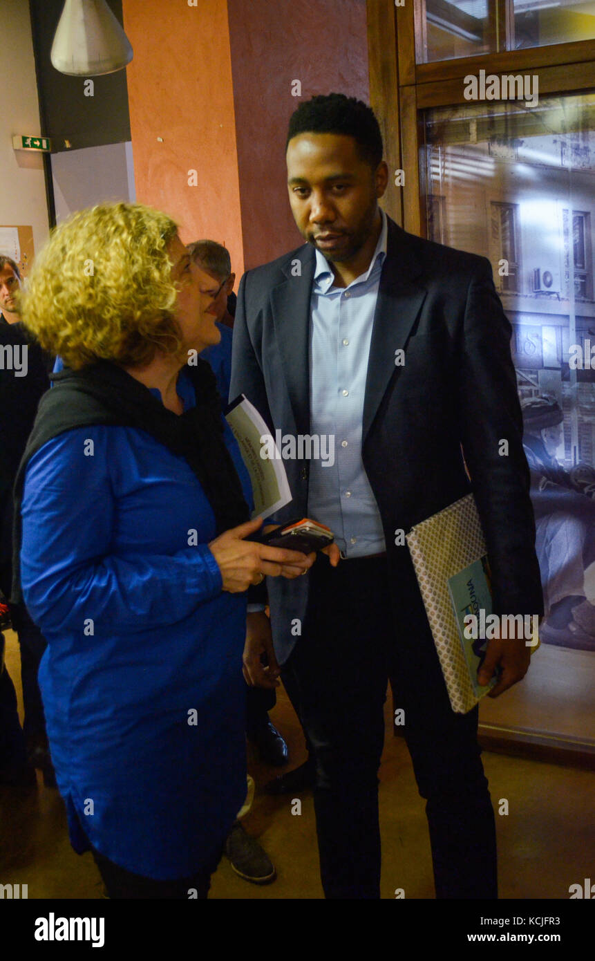 Mdaba Mandela, grandson of Nelson Mandela, pays visit to Lyon, France ...