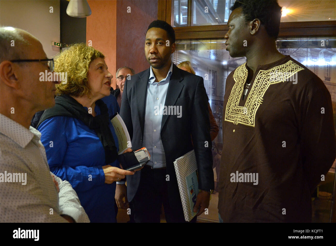 Mdaba Mandela, grandson of Nelson Mandela, pays visit to Lyon, France ...