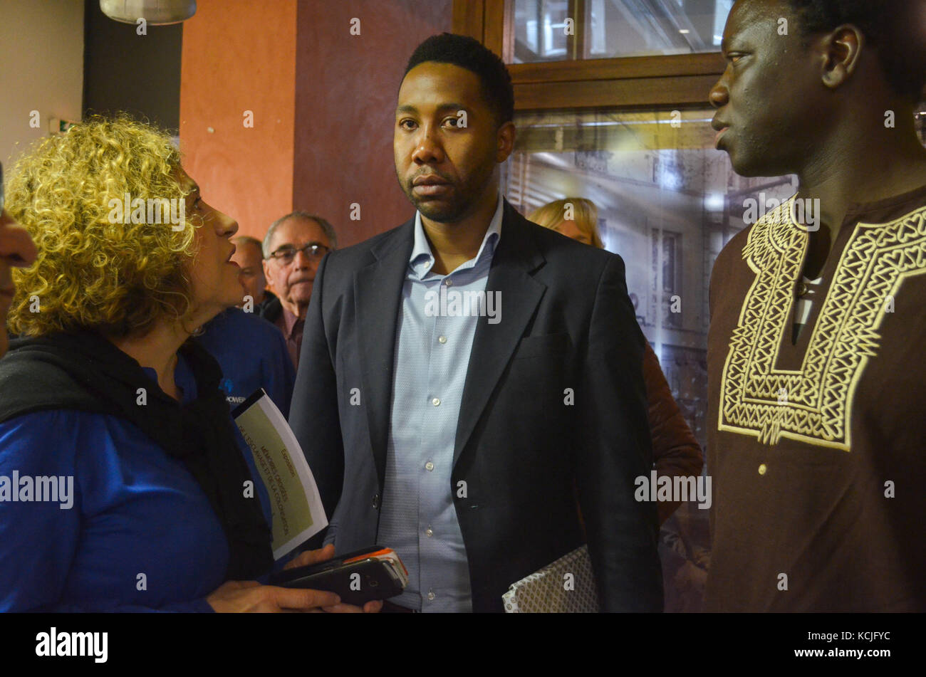 Mdaba Mandela, grandson of Nelson Mandela, pays visit to Lyon, France ...