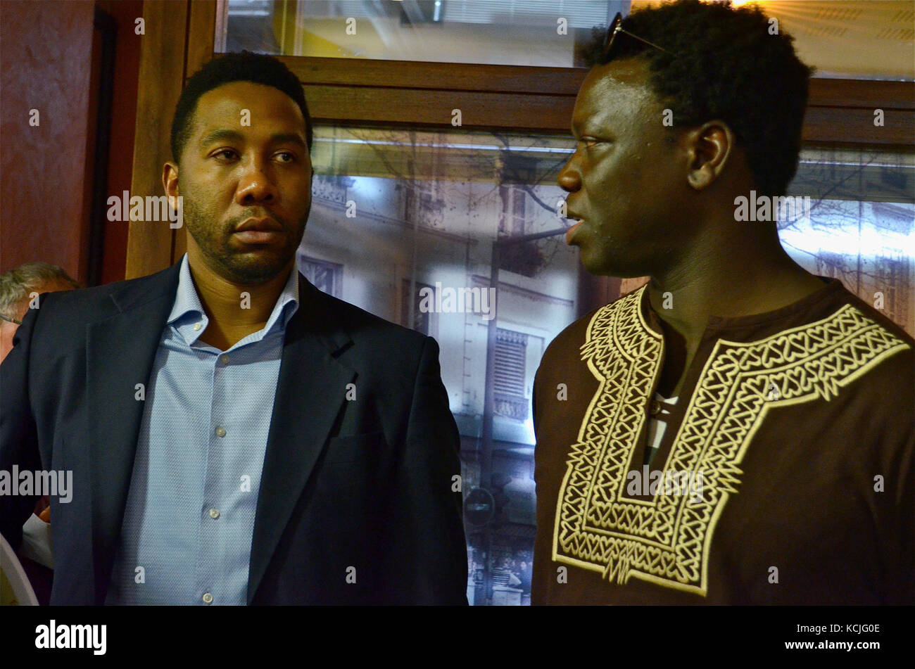 Mdaba Mandela, grandson of Nelson Mandela, pays visit to Lyon, France ...