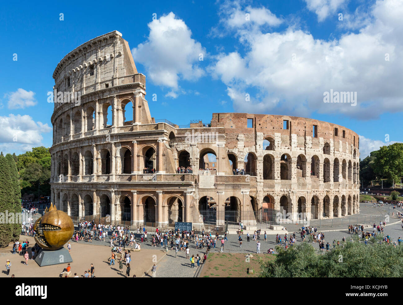 Colosseum Rome. The Roman Colosseum (Coliseum), Rome, Italy Stock Photo