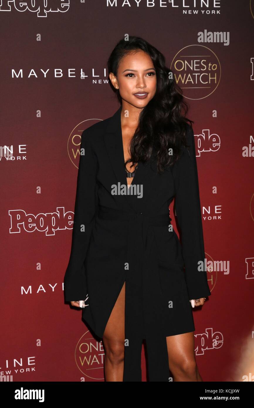 Karrueche Tran at arrivals for 2017 People's Ones To Watch Event