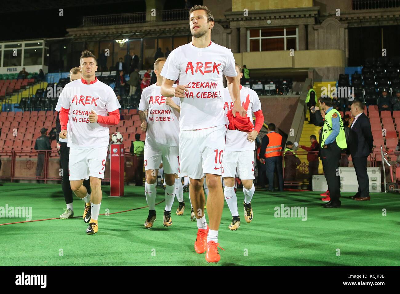 World Cup Euro Qualification Armenia vs Poland on October 5, 2017 in