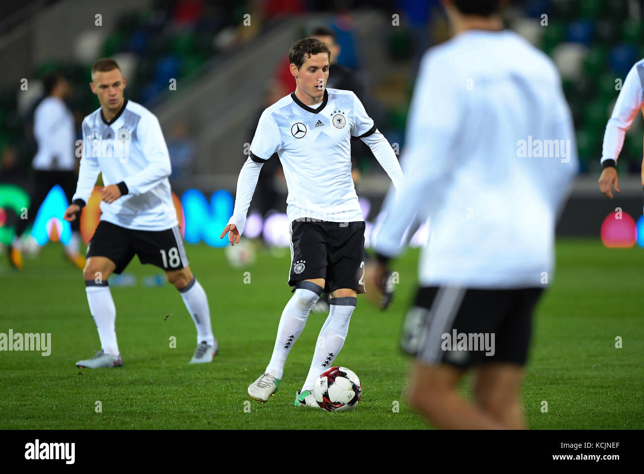 Sebastian Rudy (DFB/Germany). GES/ Fussball/ WM Qualifikation: Nordirland - Germany, 05.10.2017 Football/Soccer: WC qualification: Nothern Ireland vs Germany, Belfast, October 5, 2017 |usage worldwide Stock Photo