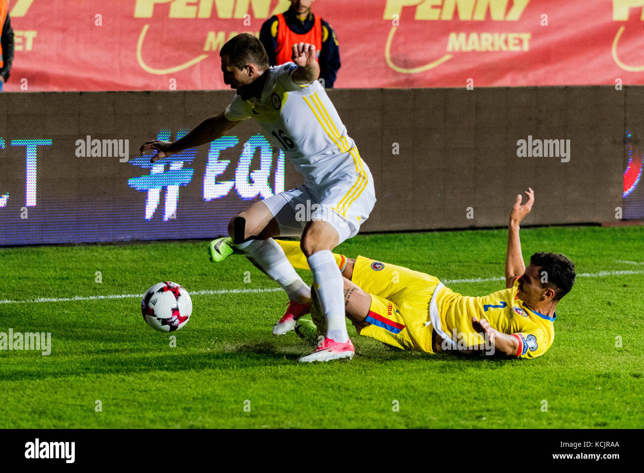 Romario Benzar Action During Romania Super Editorial Stock Photo