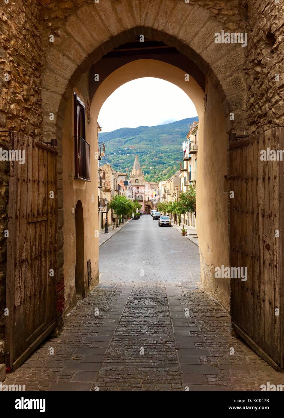 Castelbuono, Sicily Stock Photo