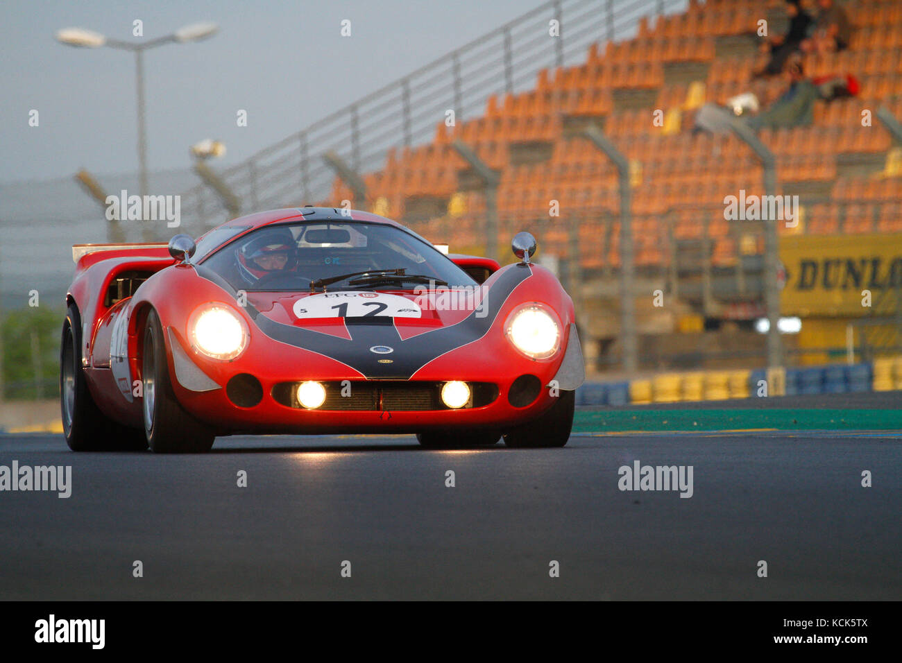Anceint Racing LE MANS, FRANCE, July 10, 2016 : Ancient racing car races during Le ...