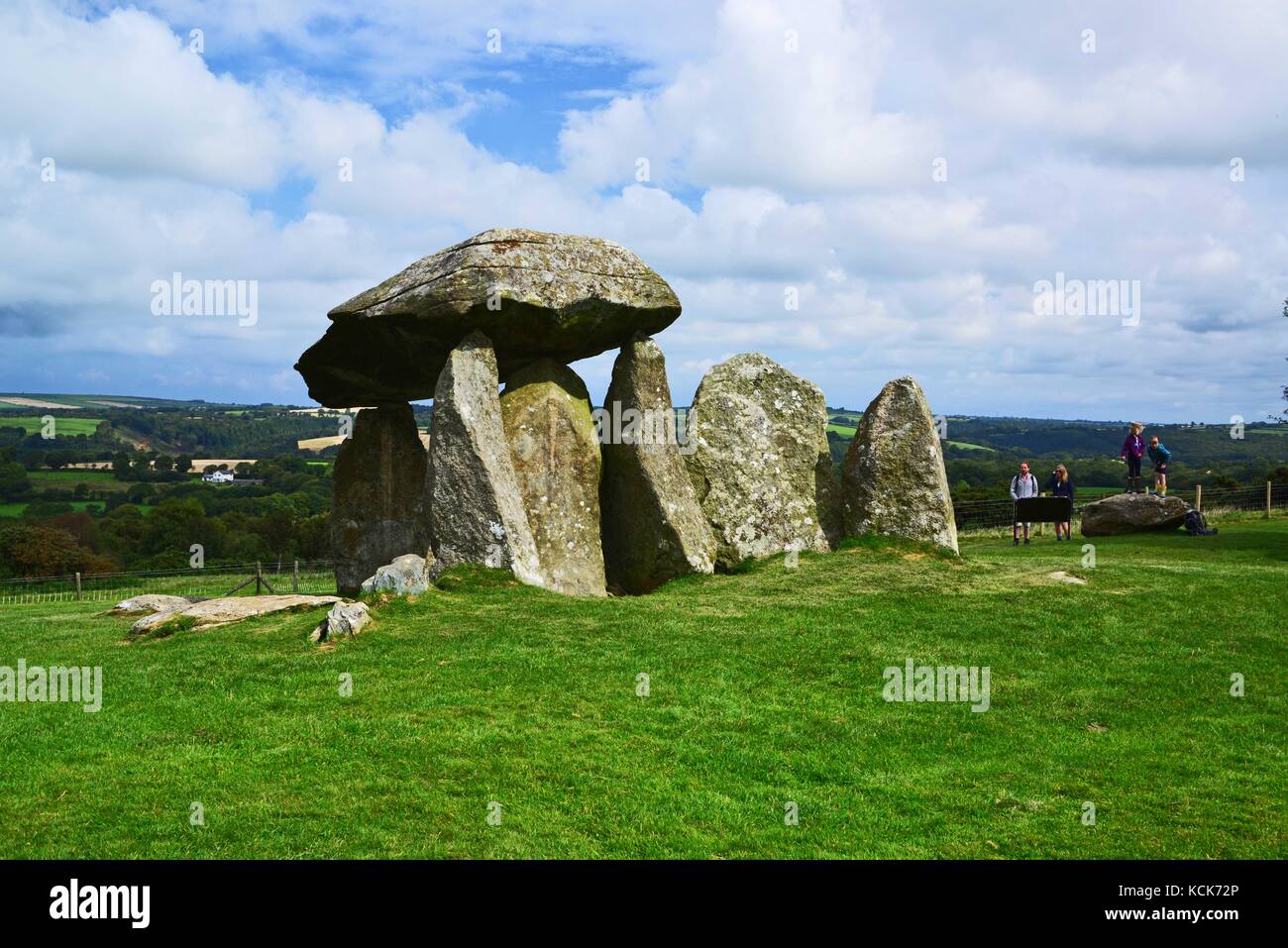 Pentre Ifan burial mound. Stock Photo