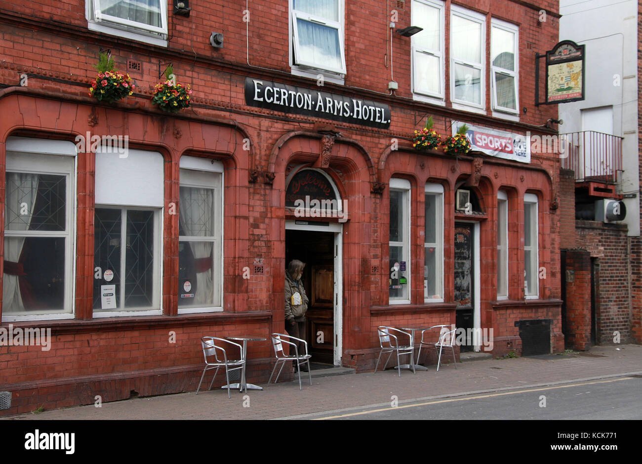 Egerton Arms Hotel at Salford in Greater Manchester Stock Photo Alamy