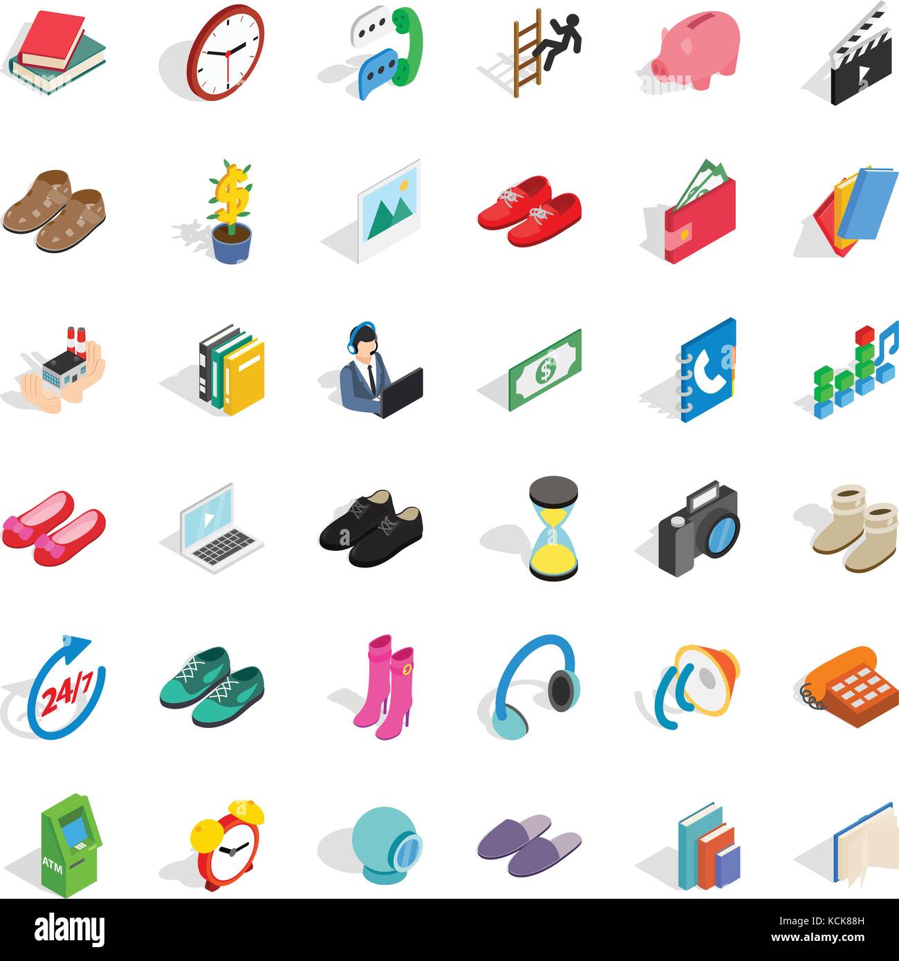 Guarantee icons set, isometric style Stock Vector Image & Art - Alamy