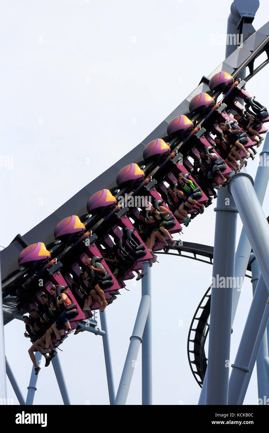 Great Bear roller coaster in Hersheypark,Hershey,Pennsylvania,USA Stock